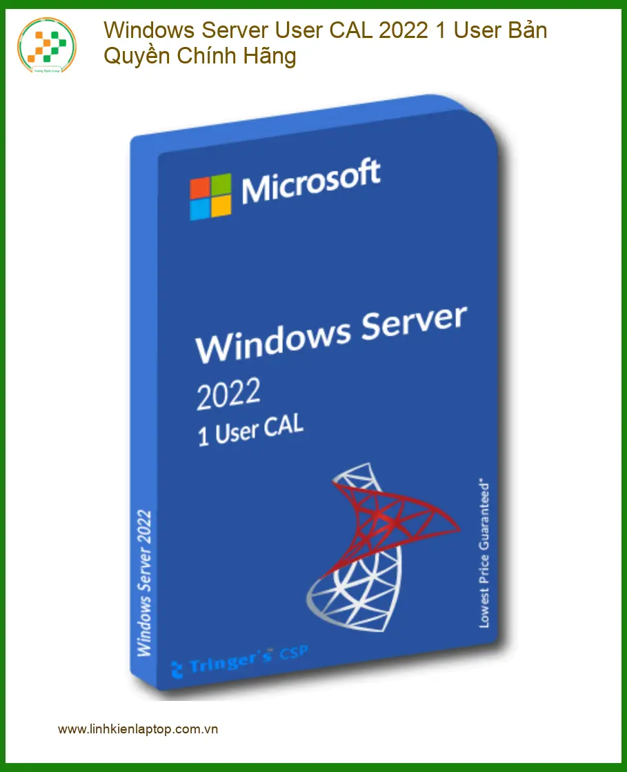 Windows Server User CAL Chính Hãng | Trung Tâm Phân Phối Uy Tín TPHCM