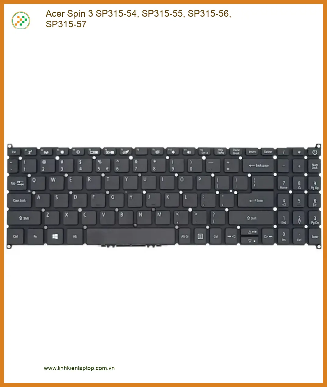 Bàn phím Laptop ACER Acer Spin 3