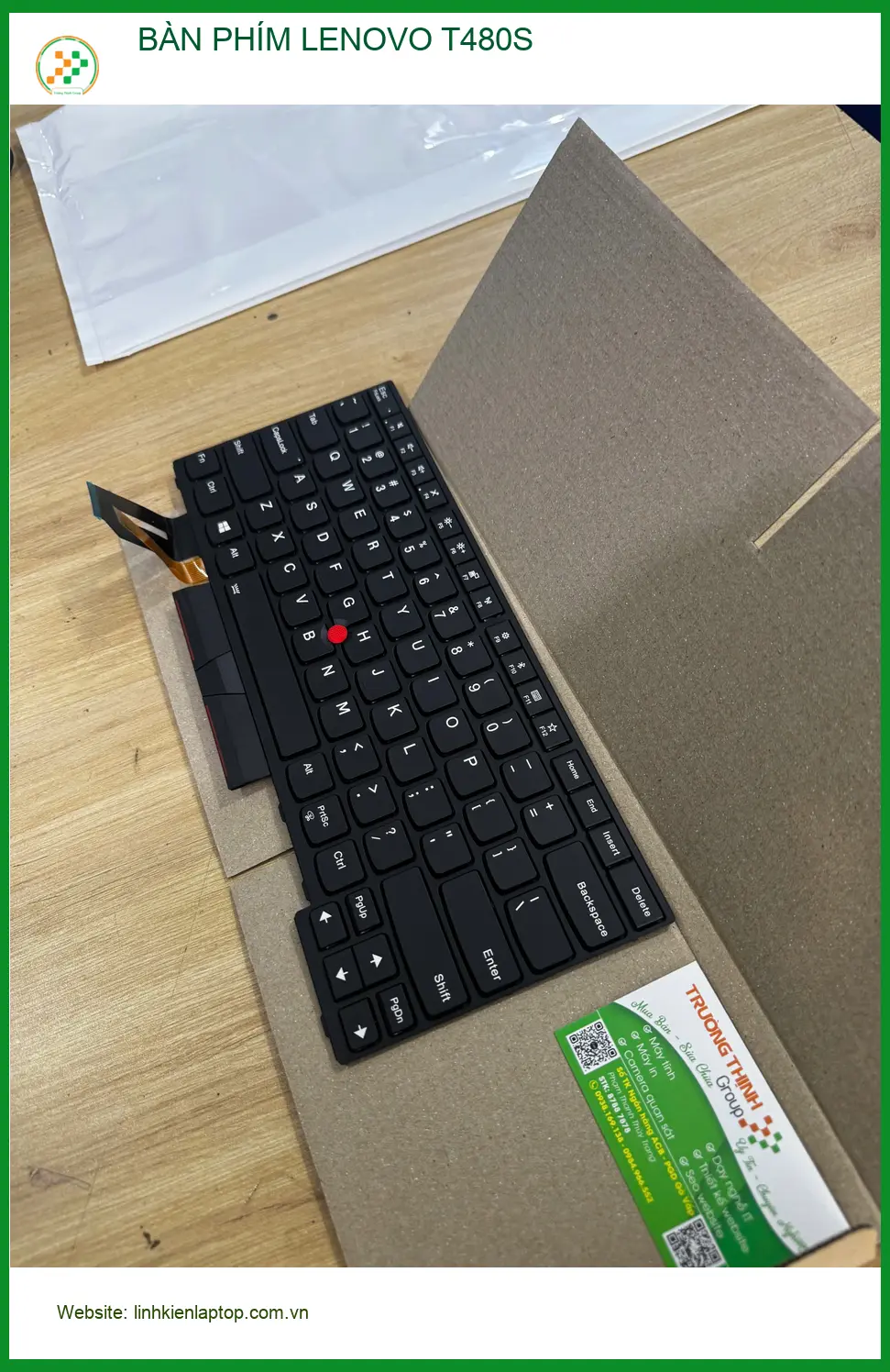 Chị Nguyệt nhân viên văn phòng - Thay bàn phím Lenovo T480S Quận 10 lấy liền ảnh thực tế 1