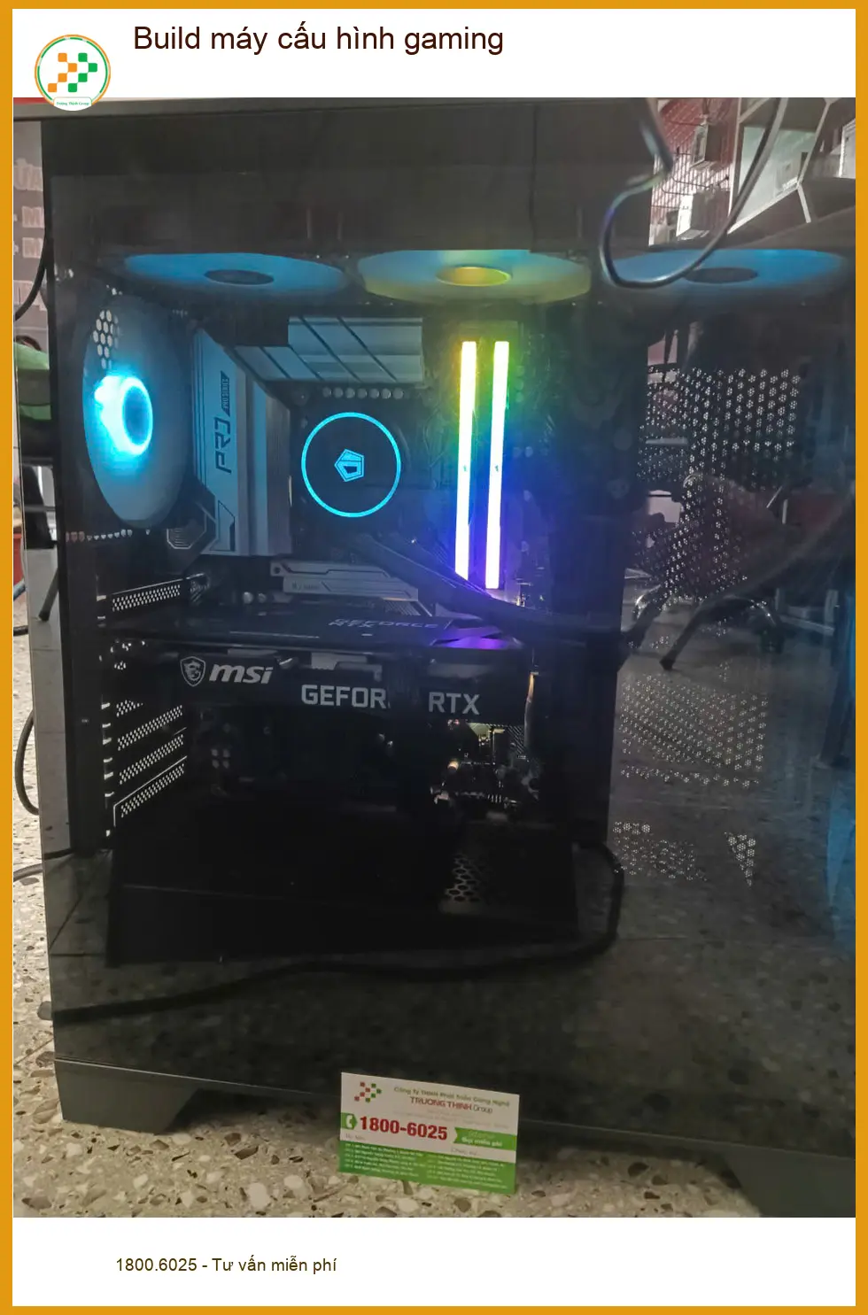 Dịch vụ build máy cấu hình gaming Quận 7 uy tín - Anh Quân kỹ sư công nghệ ảnh thực tế 1