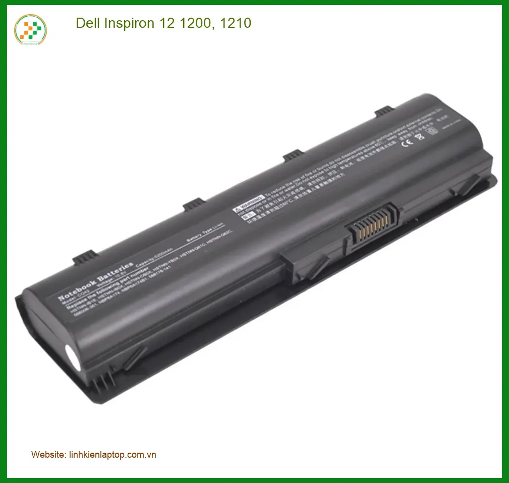 Pin Laptop Dell Inspiron 1200 1210 - Thay Pin Lấy Liền Tại Trung Tâm TPHCM