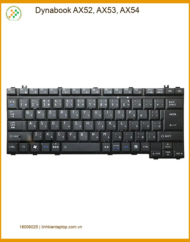 Bàn phím Laptop Dynabook AX52 AX53 AX54 - Thay Lấy Liền Giá Rẻ TPHCM
