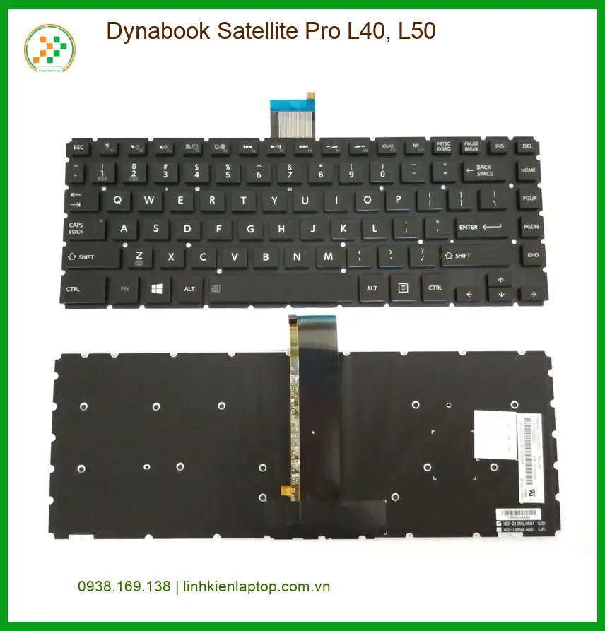 Bàn phím Laptop Dynabook Satellite Pro - Thay Lấy Ngay Giá Rẻ TPHCM