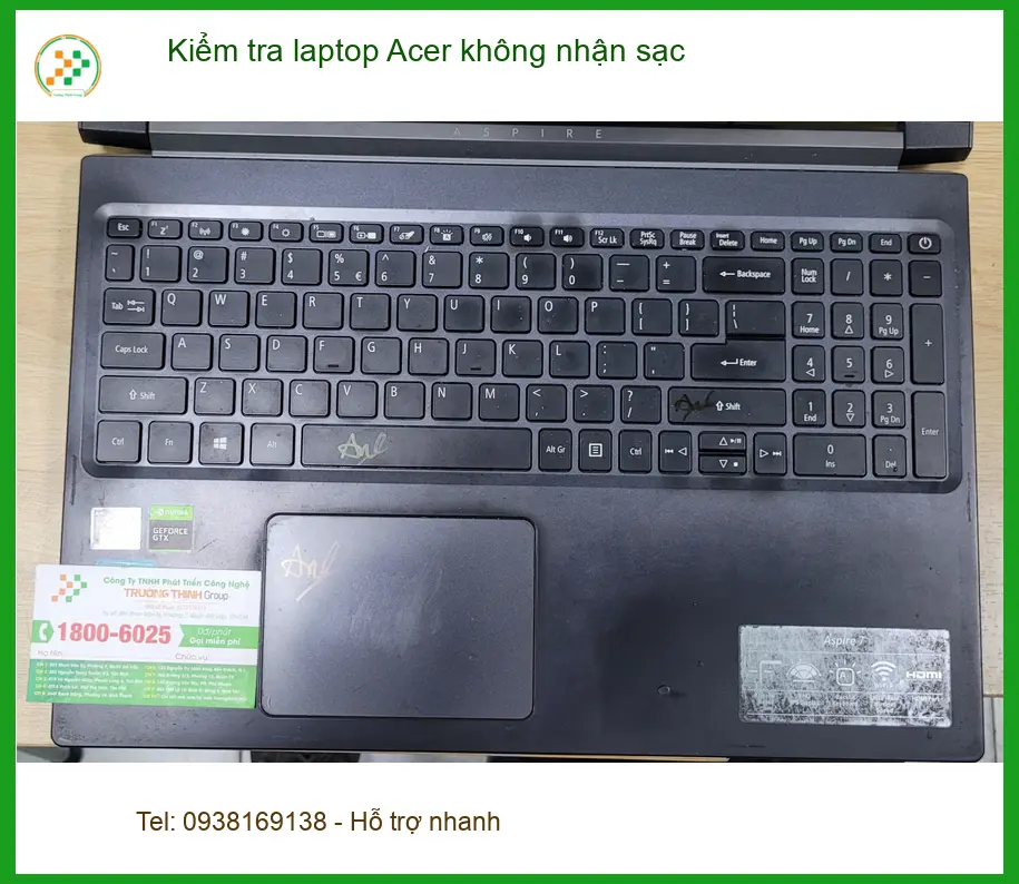 Địa điểm kiểm tra laptop Acer không nhận sạc Quận Bình Tân - Chị Thảo lo lắng ảnh thực tế 1
