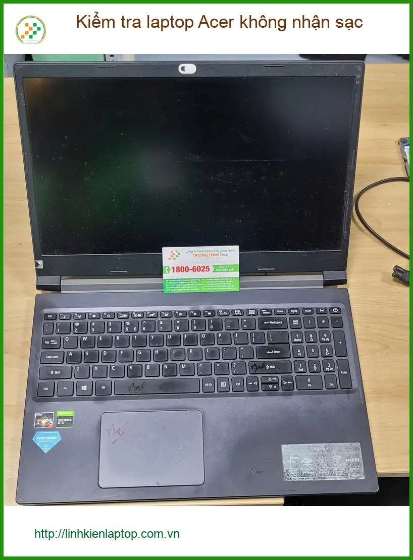Địa điểm kiểm tra laptop Acer không nhận sạc Quận Bình Tân - Chị Thảo lo lắng ảnh thực tế 2