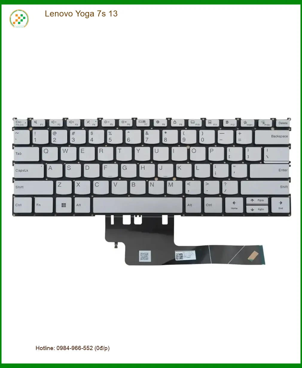 Bàn phím Laptop Lenovo Yoga 7s 13 - Thay Nhanh Tại TPHCM - Lấy Liền Giá Tốt