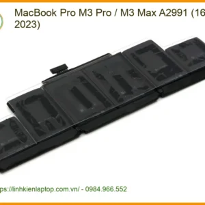 Pin Laptop APPLE MacBook Pro M3 A2991 - Thay Nhanh Trong Ngày TPHCM