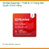 Antivirus McAfee Essential 1 TB 12 Tháng - Trung Tâm Uy Tín Gần Nhất