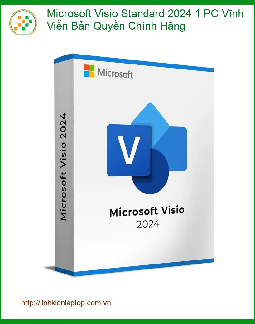 Office Ban Quyen Microsoft Visio Standard 1 PC Vinh Vien - Cai Dat Nhanh TPHCM