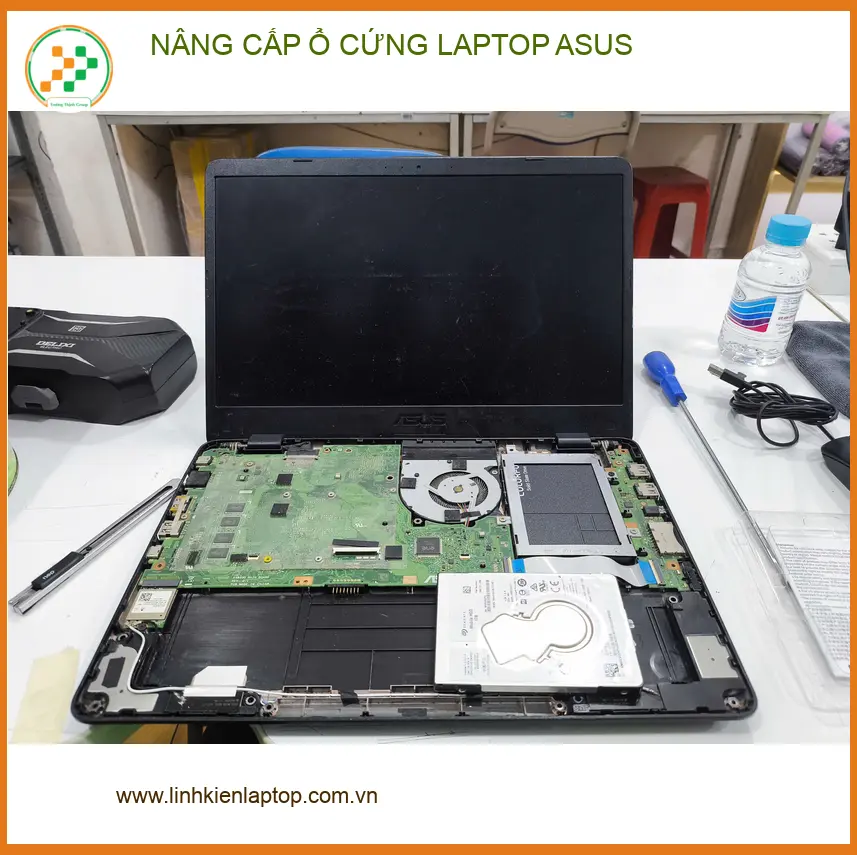 Dịch vụ nâng cấp ổ cứng laptop ASUS Quận Gò Vấp - Bác Lộc kỹ sư điện tử tìm chỗ uy tín ảnh thực tế 1