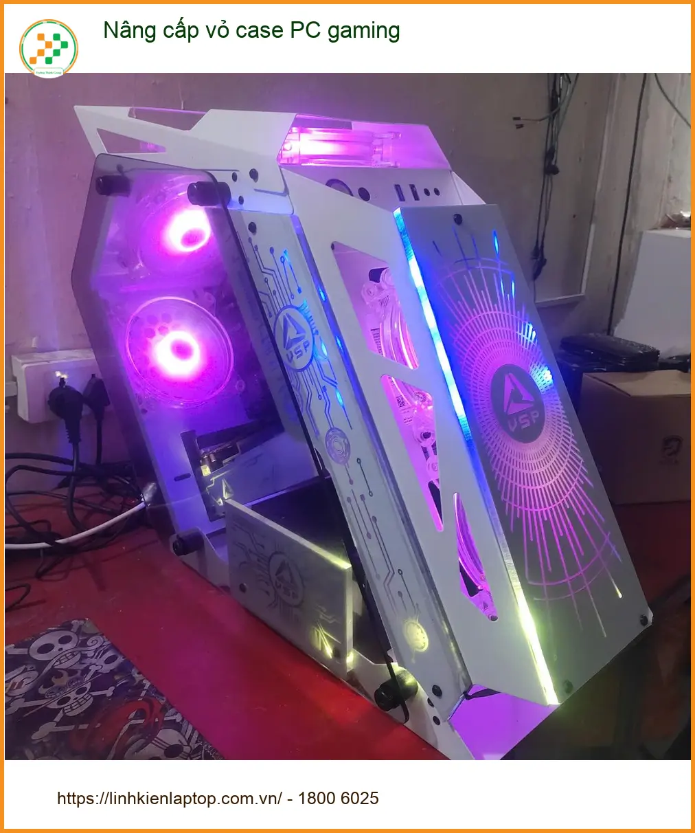 Trung tâm nâng cấp vỏ case PC gaming Quận 7 giá tốt - Chị Thảo streamer ảnh thực tế 1