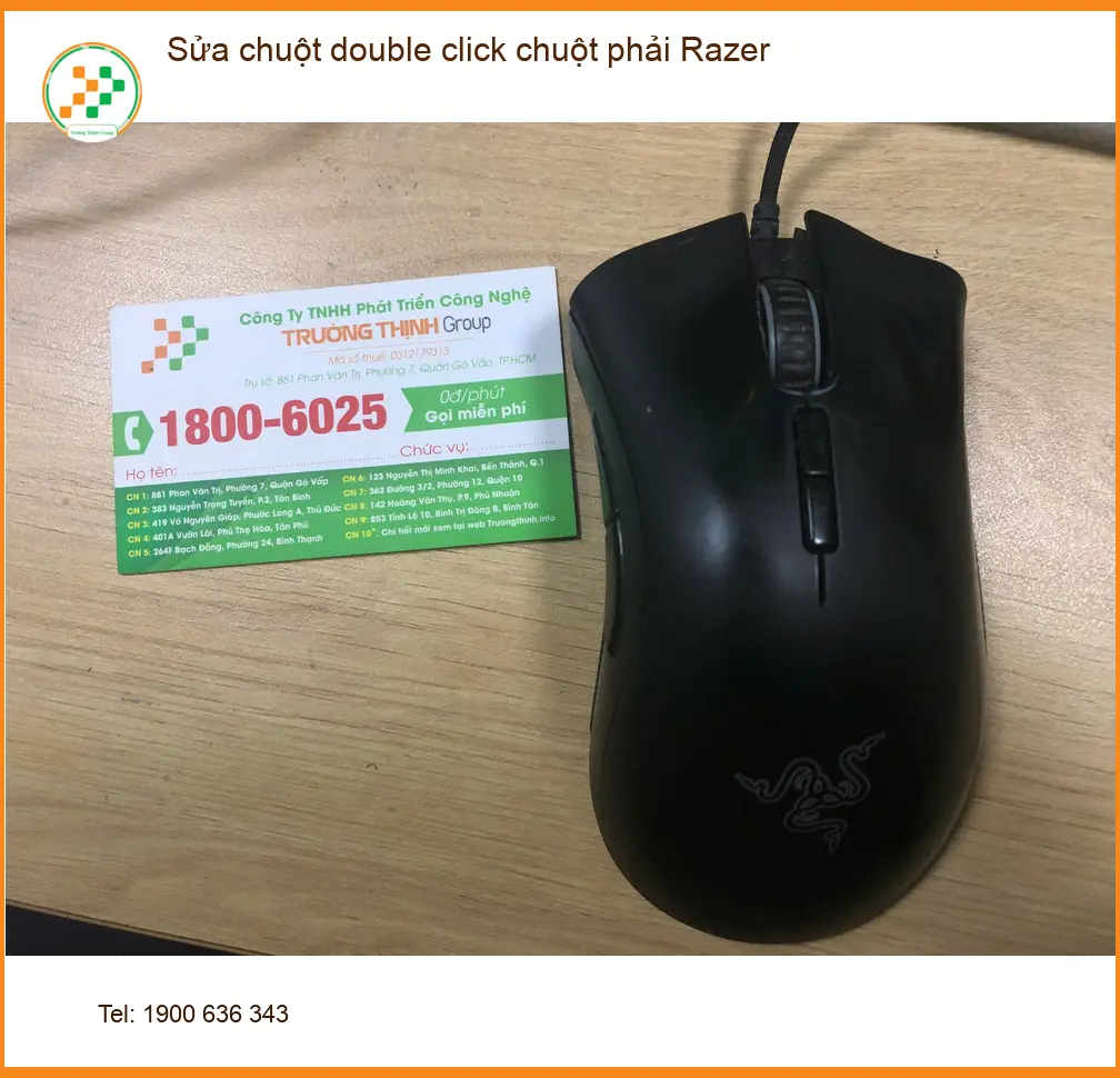 Chị Quỳnh giáo viên online tìm chỗ sửa chuột Razer double click Quận Bình Tân ảnh thực tế 2
