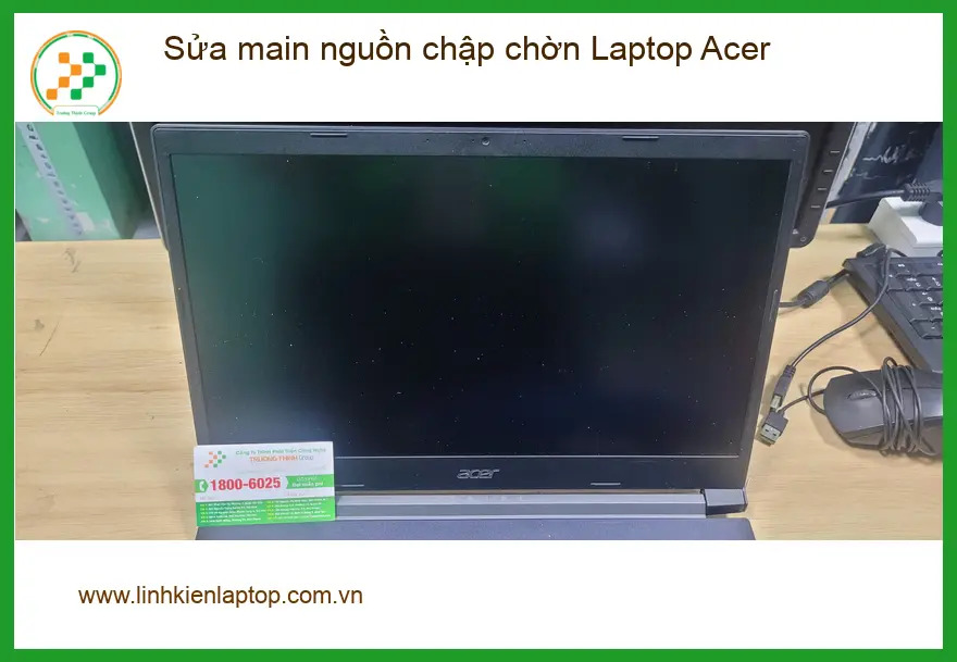 Anh Phước kỹ sư review trung tâm sửa main nguồn chập chờn Laptop Acer Quận Bình Tân ảnh thực tế 1