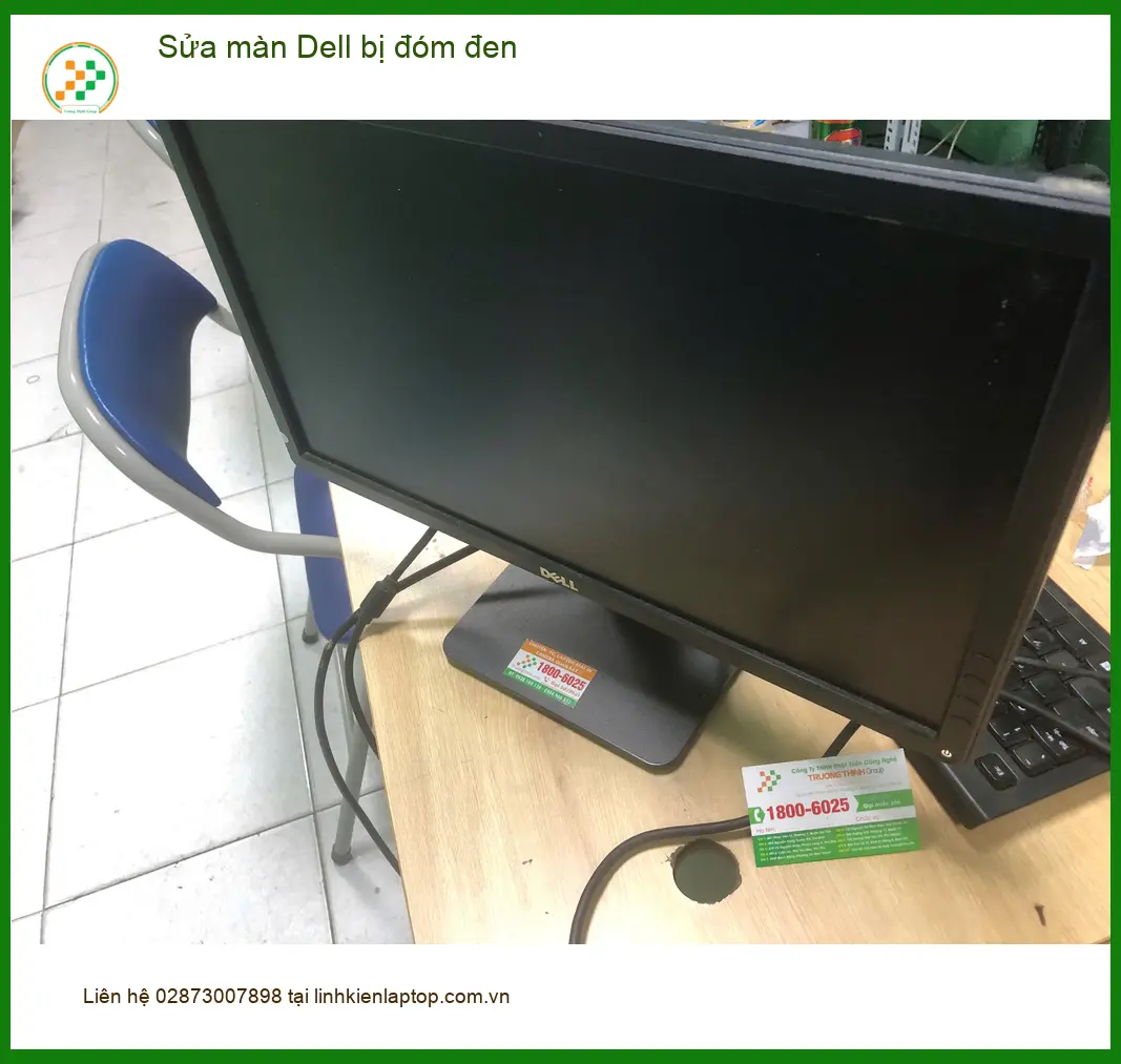 Nơi sửa màn Dell bị đóm đen Quận Bình Tân - Chị Thảo kiến trúc sư đang deadline ảnh thực tế 2