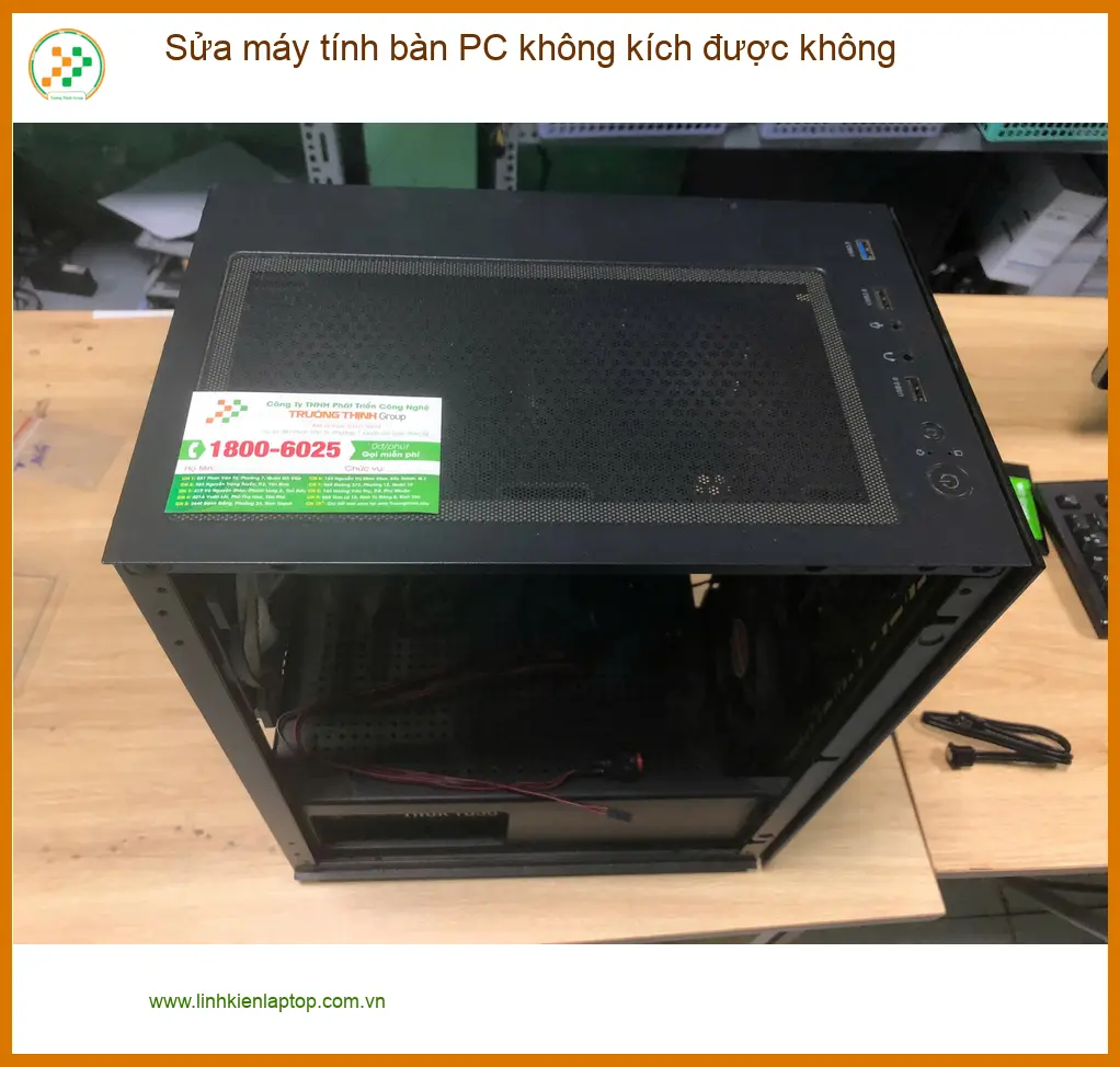 Chị Thảo nhân viên văn phòng sửa máy tính bàn PC không khởi động được ở Quận Bình Tân ảnh thực tế 1