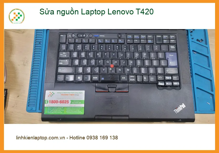 Chú Phước kỹ sư công trình sửa nguồn Laptop Lenovo T420 Quận Bình Tân uy tín ảnh thực tế 1