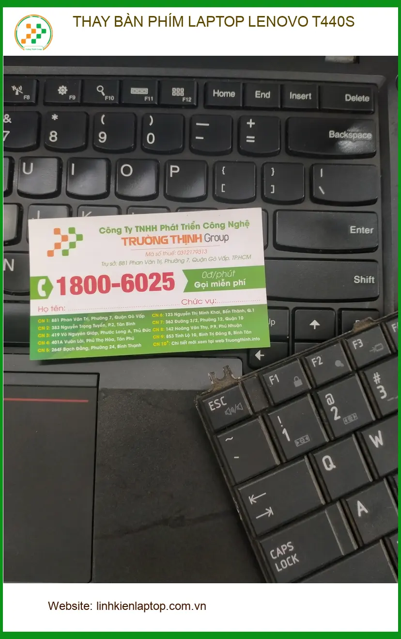 Anh Khải lập trình viên tìm tiệm Thay Bàn Phím Laptop Lenovo T440s Quận 12 lấy liền ảnh thực tế 1