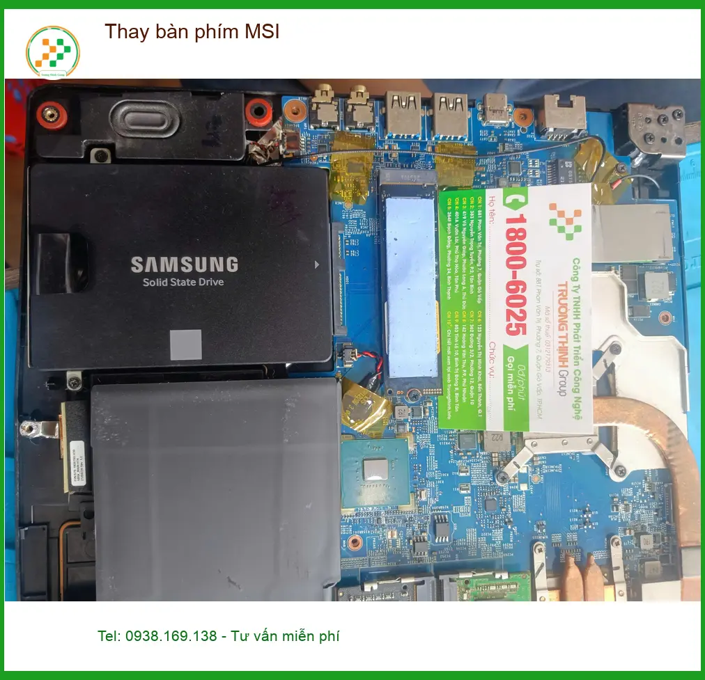 Anh Hoàng Minh nhân viên văn phòng tìm trung tâm thay bàn phím MSI Quận Tân Phú lấy liền