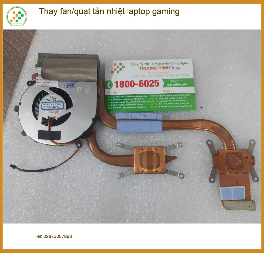 Anh Vĩnh review: Thay quạt tản nhiệt laptop gaming Quận Tân Bình ảnh thực tế 1