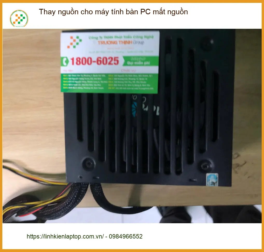 Anh Hải thay nguồn PC mất nguồn Quận Bình Tân lấy ngay ảnh thực tế 2