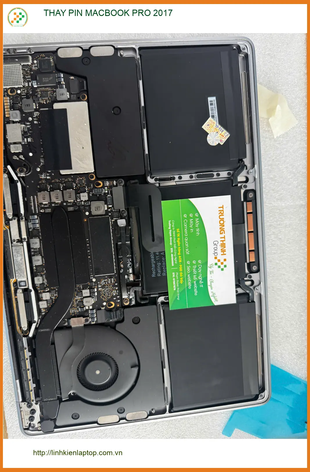 Cửa hàng Thay PIN Macbook Pro 2017 Quận 10 - Ông Hoàng đánh giá ảnh thực tế 1