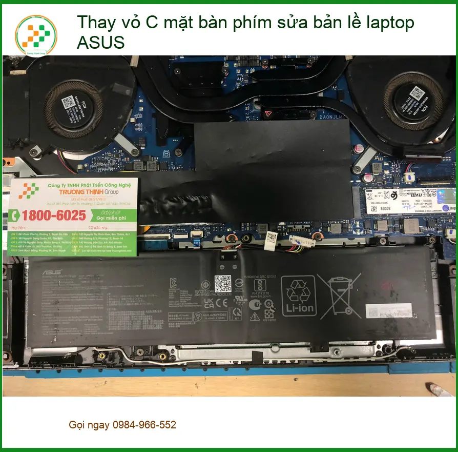 Anh Tùng sửa vỏ C bản lề laptop ASUS Quận Bình Tân giá tốt ảnh thực tế 2