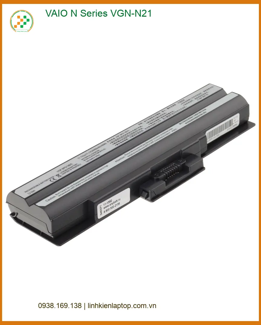 Pin Laptop VAIO N Series VGN-N21 | Thay Nhanh Lấy Liền - Giá Rẻ TPHCM