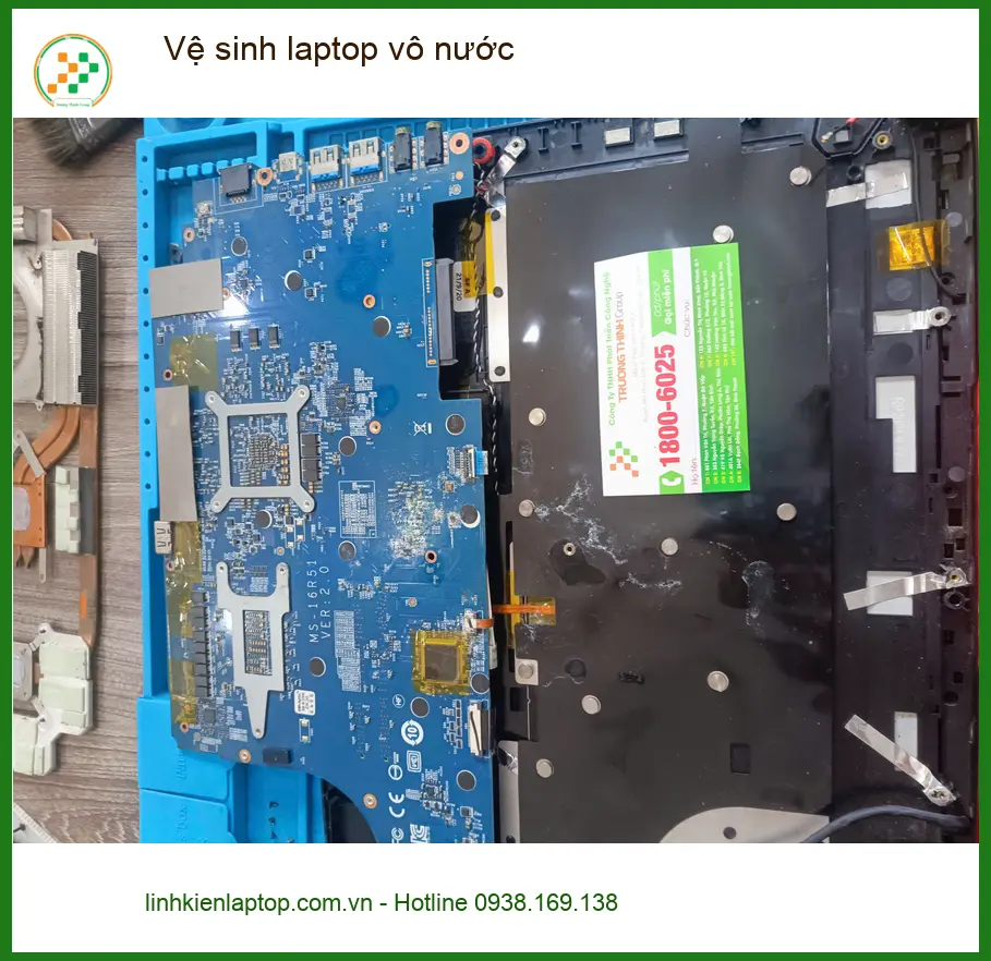 Cửa hàng vệ sinh laptop vô nước Quận Tân Phú lấy ngay - Chị Thùy rất hài lòng ảnh thực tế 2