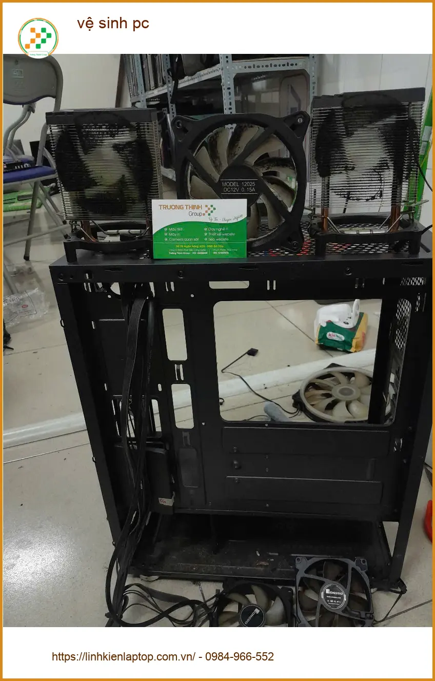 Dịch vụ vệ sinh pc Quận Thủ Đức giá rẻ - Anh Hải IT cần máy chạy mượt ảnh thực tế 1