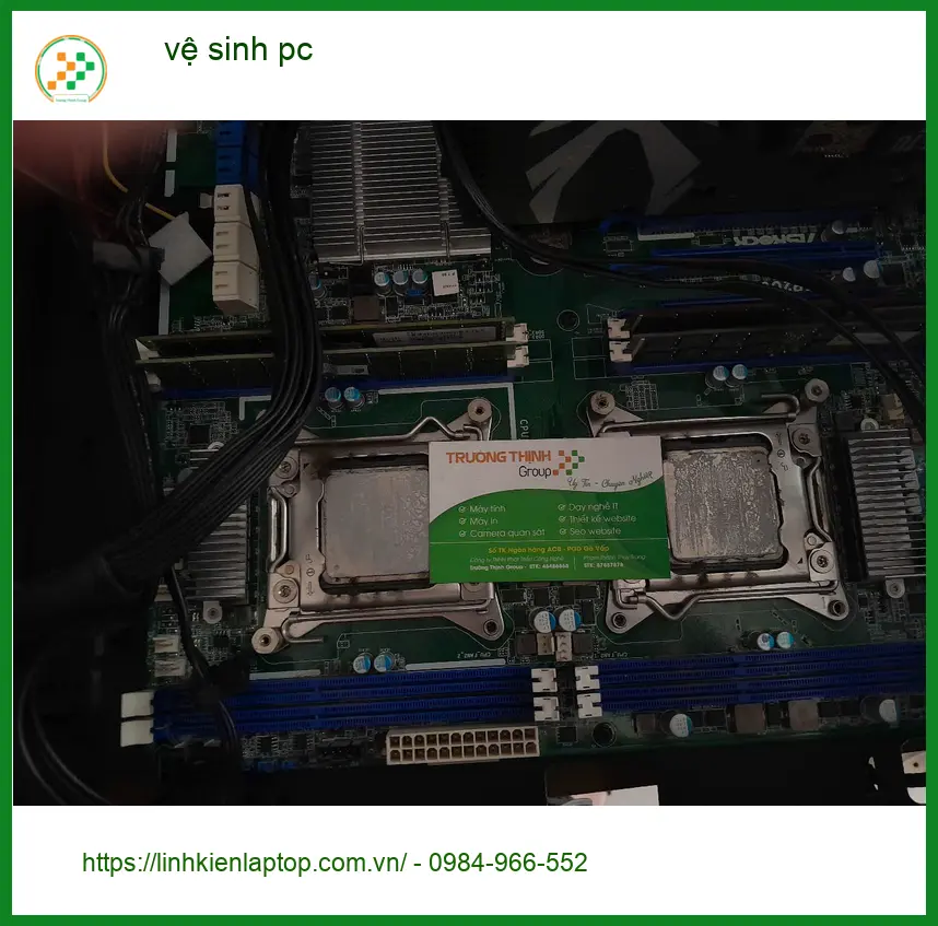 Dịch vụ vệ sinh pc Quận Thủ Đức - Anh Khánh kiến trúc sư review ảnh thực tế 1
