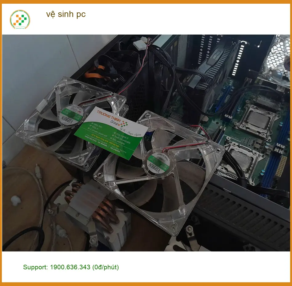 Dịch vụ vệ sinh pc Quận Thủ Đức - Anh Khánh kiến trúc sư review ảnh thực tế 2