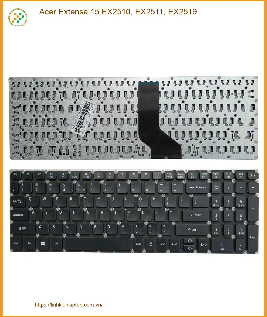 Bàn phím Laptop ACER Extensa 15 - Thay nhanh TPHCM tại Trung Tâm | Lấy Liền