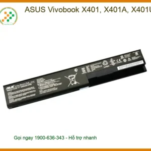 Pin Laptop ASUS Vivobook X401 X401A X401U - Thay Nhanh, Giá Tốt Tại TPHCM