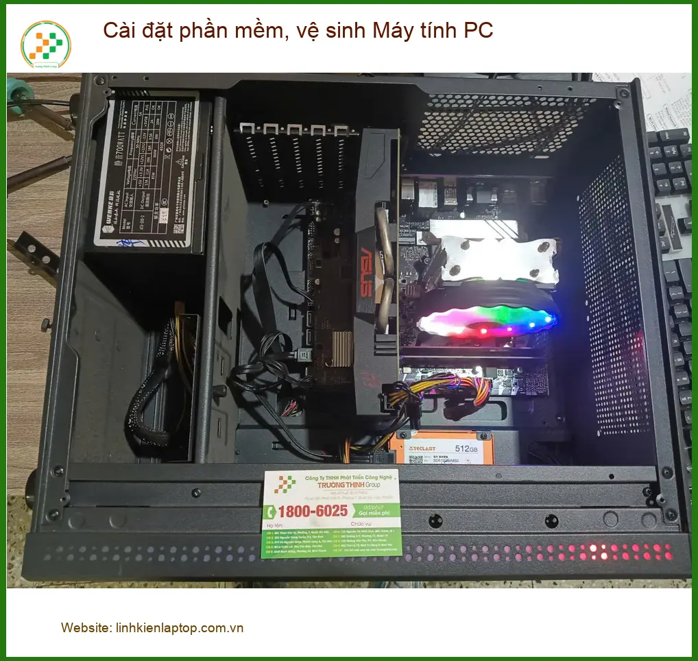 Anh Thái kiến trúc sư tại Quận 7 - Kêu thợ cài phần mềm, vệ sinh Máy tính PC ảnh thực tế 1