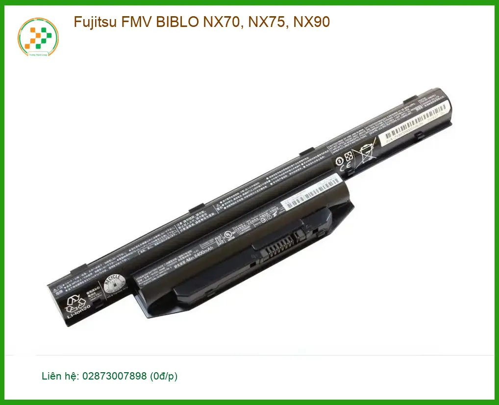 Pin Laptop Fujitsu FMV BIBLO NX70, NX75, NX90 - Thay Pin Laptop Giá Tốt TPHCM