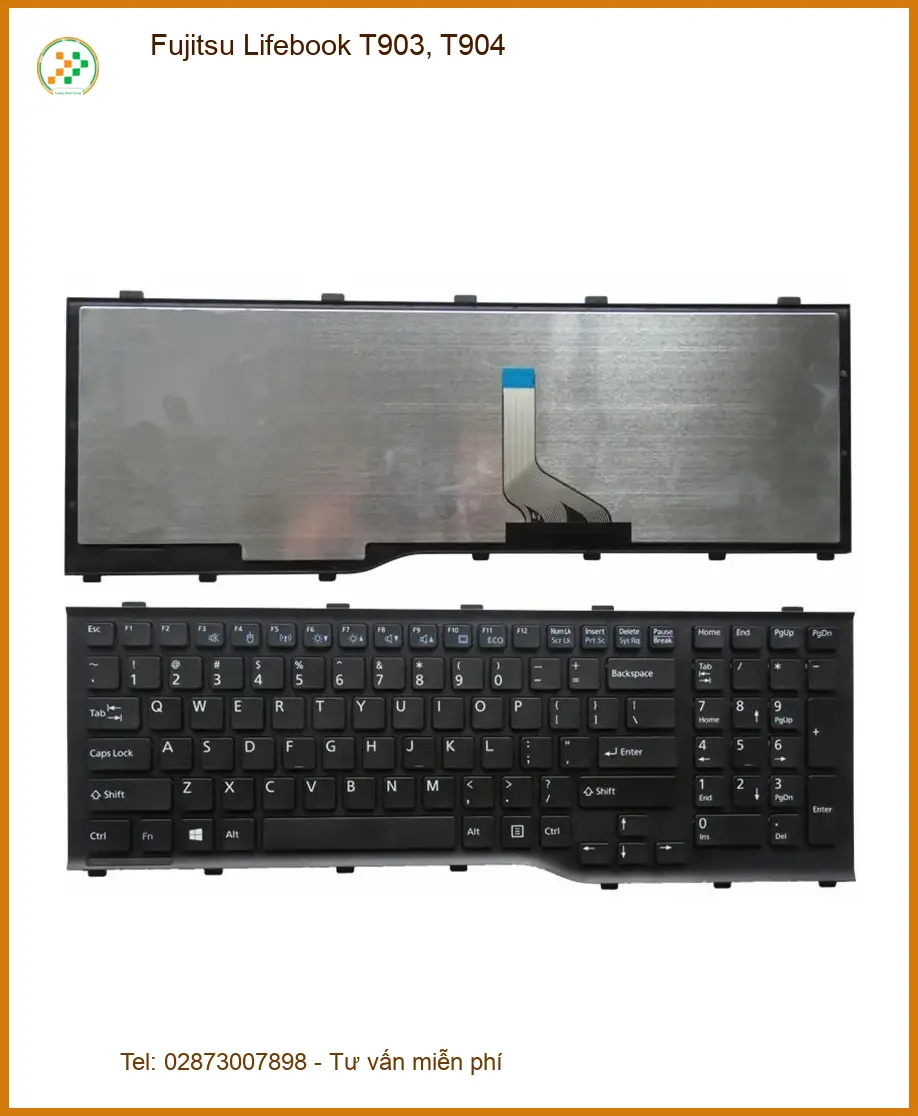 Bàn phím Laptop Fujitsu Lifebook T903, T904 | Thay Lấy Ngay TPHCM Giá Rẻ