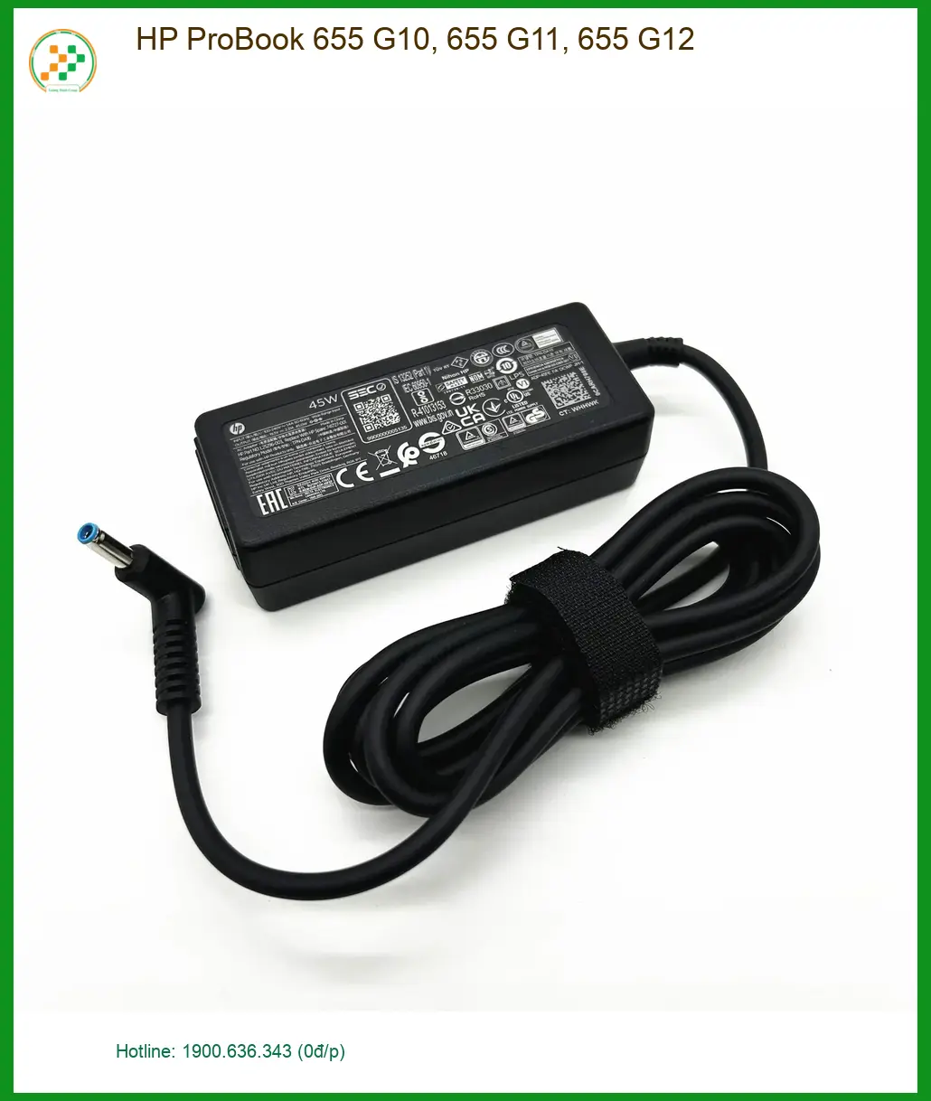 Sạc Laptop HP ProBook 655 G10, G11, G12 – Thay Sạc Laptop TPHCM Nhanh Giá Rẻ
