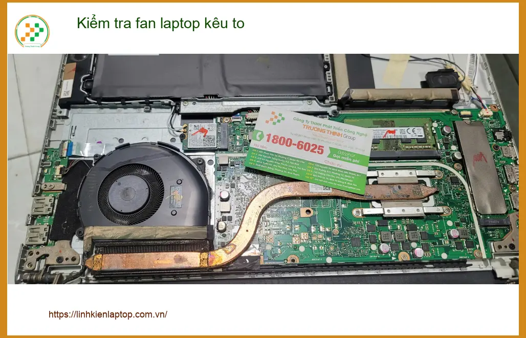 Chị Thanh kế toán tìm chỗ kiểm tra fan laptop kêu to Quận Bình Tân ảnh thực tế 1