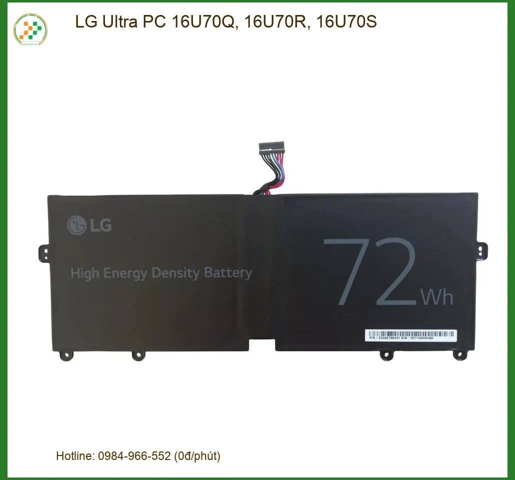 Pin Laptop LG Ultra PC 16U70Q, 16U70R, 16U70S - Thay Nhanh Giá Rẻ TPHCM