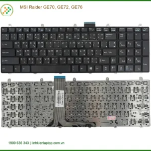 Bàn phím Laptop MSI Raider GE70 GE72 GE76 - Thay Lấy Liền TPHCM Giá Rẻ
