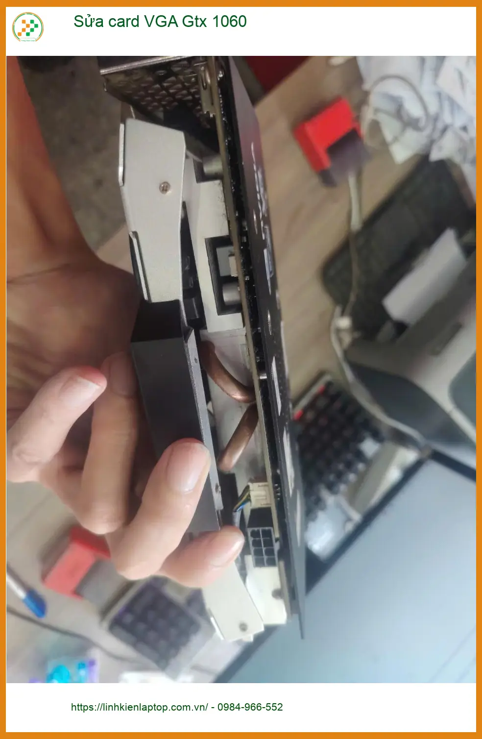 Chú Kiên lập trình viên review trung tâm Sửa card VGA Gtx 1060 Quận 7 uy tín ảnh thực tế 2