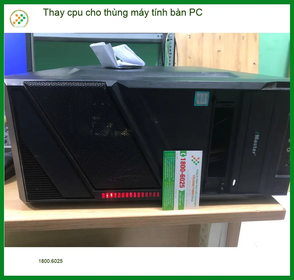 Anh Quang chủ cửa hàng tạp hóa review ca thay CPU cho máy tính bàn PC Quận Bình Tân ảnh thực tế 2