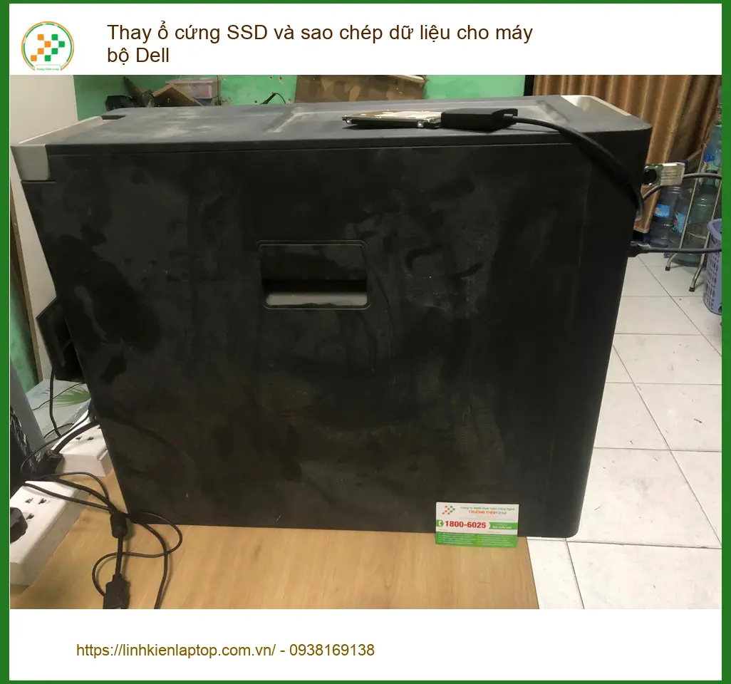 Anh Khôi kiến trúc sư: Thay SSD, sao chép dữ liệu máy bộ Dell Quận Bình Tân ảnh thực tế 2