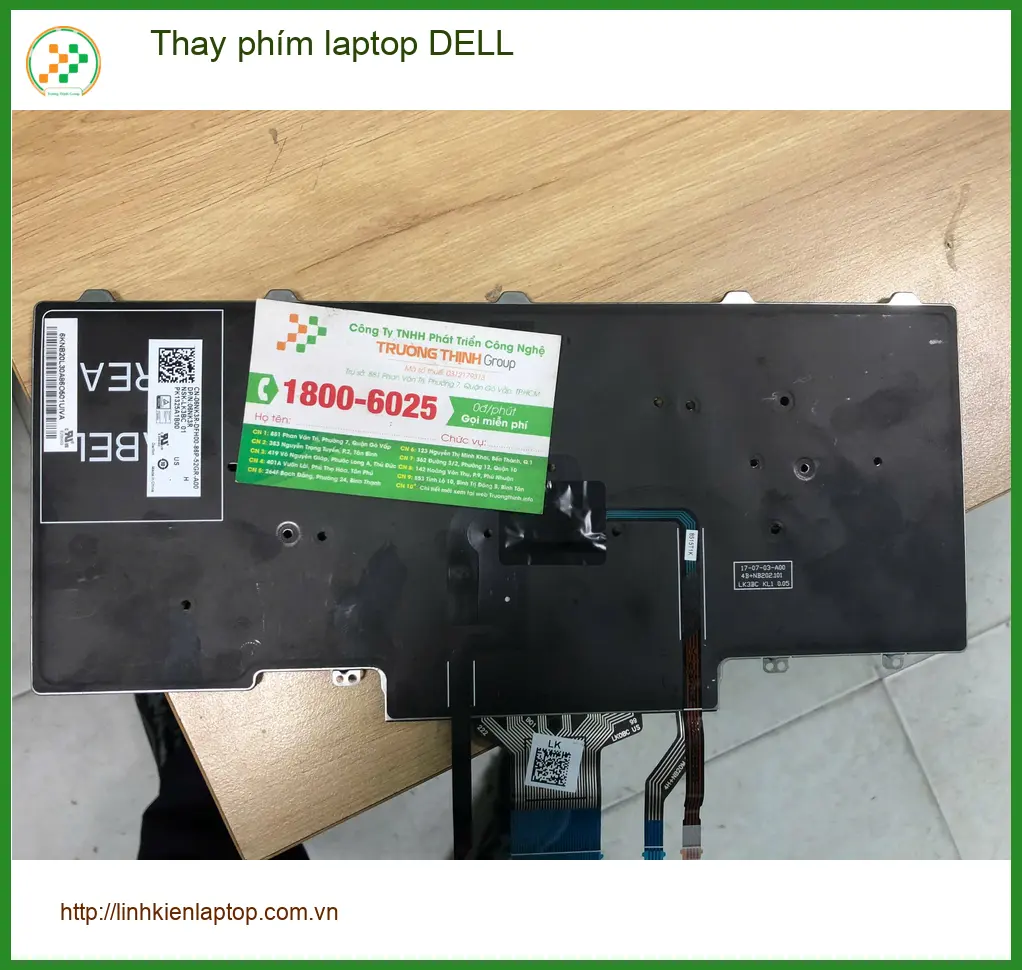 Anh Tấn review dịch vụ Thay phím laptop DELL Quận Bình Tân Uy tín ảnh thực tế 2