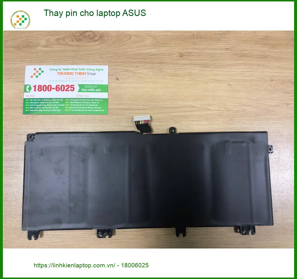 Dịch vụ Thay pin laptop ASUS Quận Bình Tân lấy ngay - Chị Thanh nhân viên thiết kế review ảnh thực tế 1
