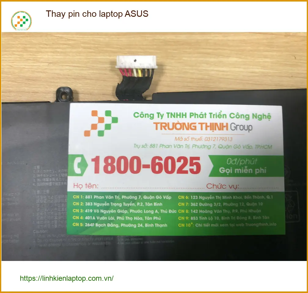 Dịch vụ Thay pin laptop ASUS Quận Bình Tân lấy ngay - Chị Thanh nhân viên thiết kế review ảnh thực tế 2