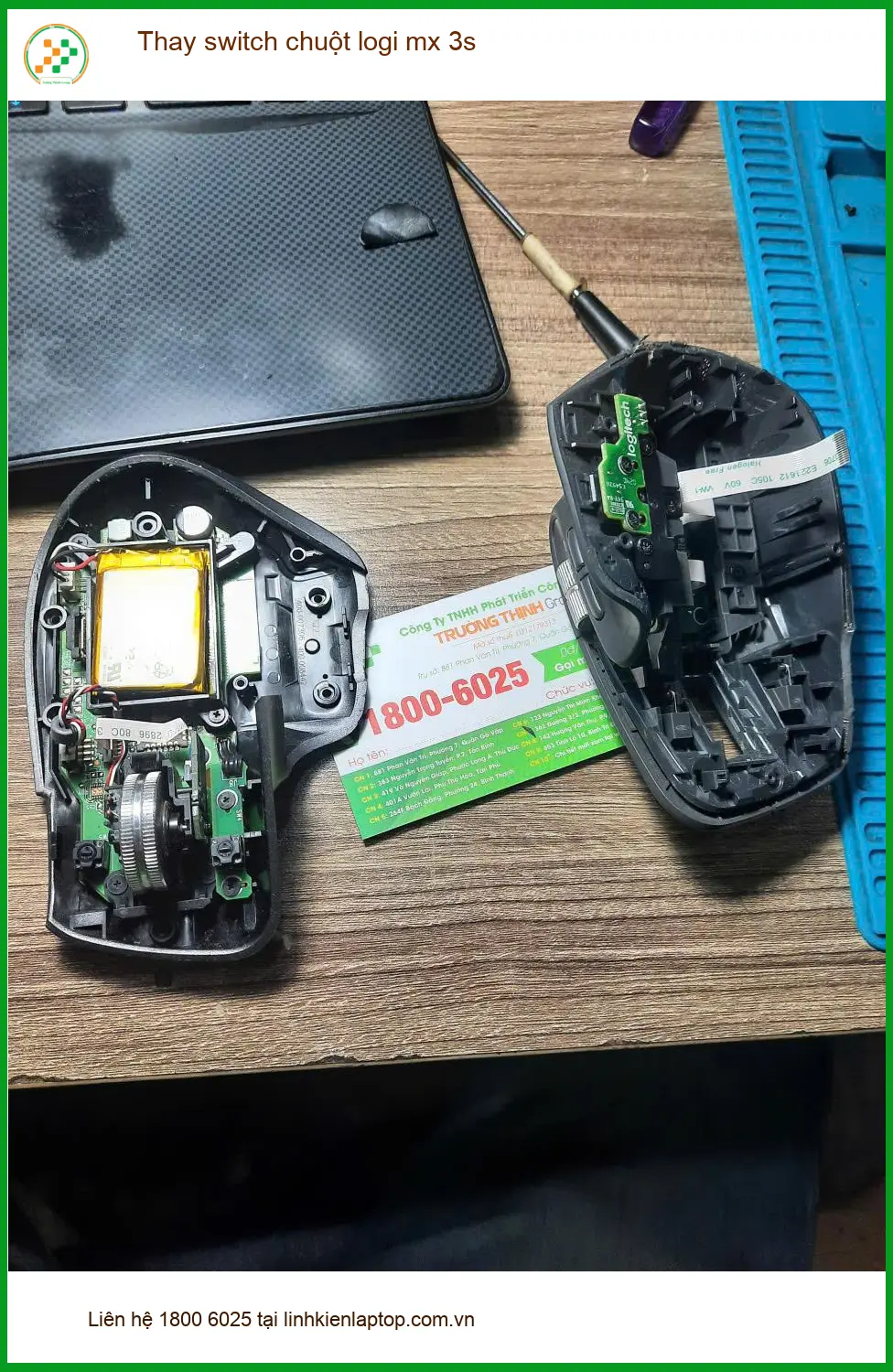 Anh Bảo Long cần thay switch chuột logi mx 3s Quận Tân Phú lấy ngay ảnh thực tế 2