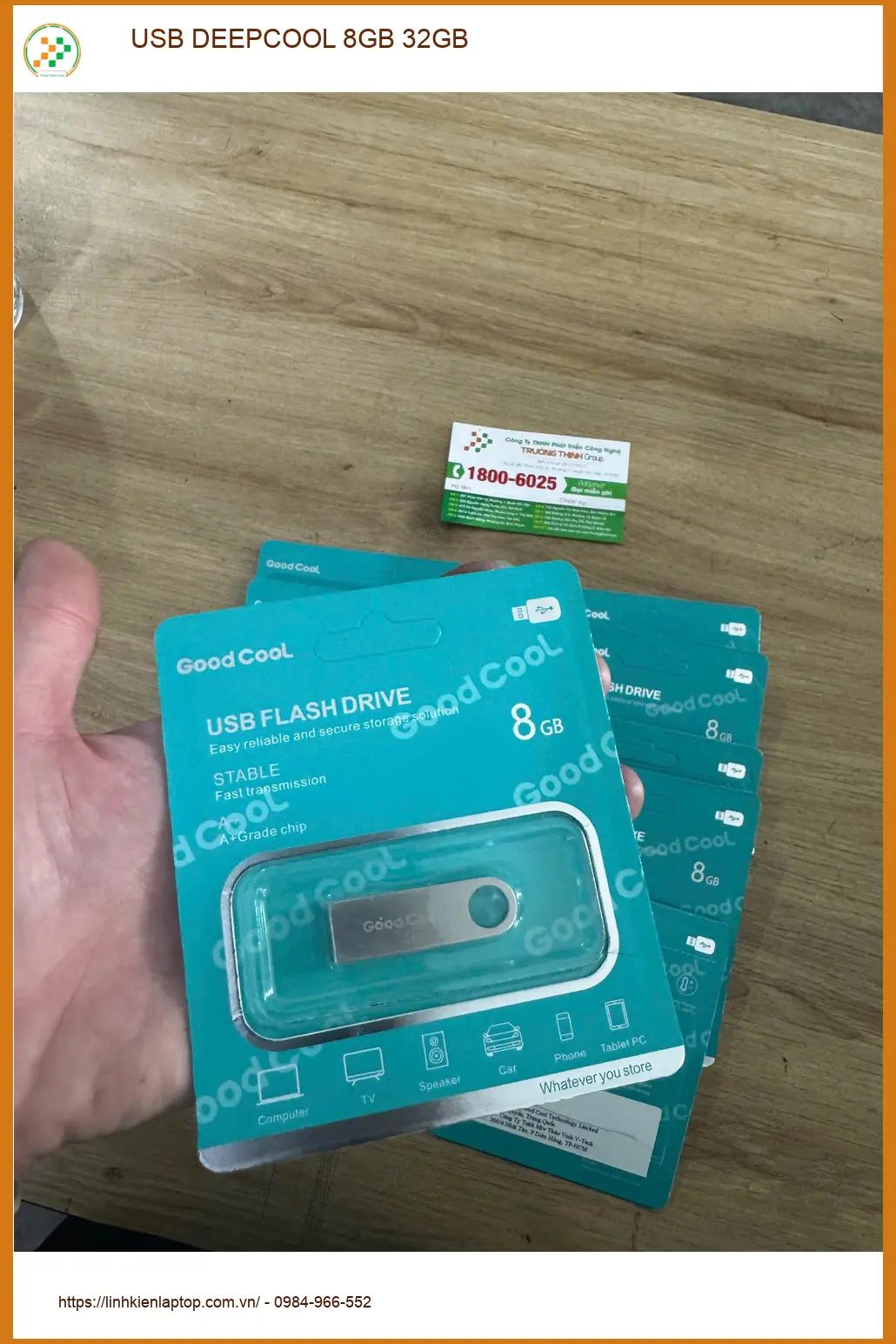 Nơi bán USB DEEPCOOL 8GB 32GB Quận 10 giá rẻ, lấy ngay - Chị Thanh tìm mua ảnh thực tế 1