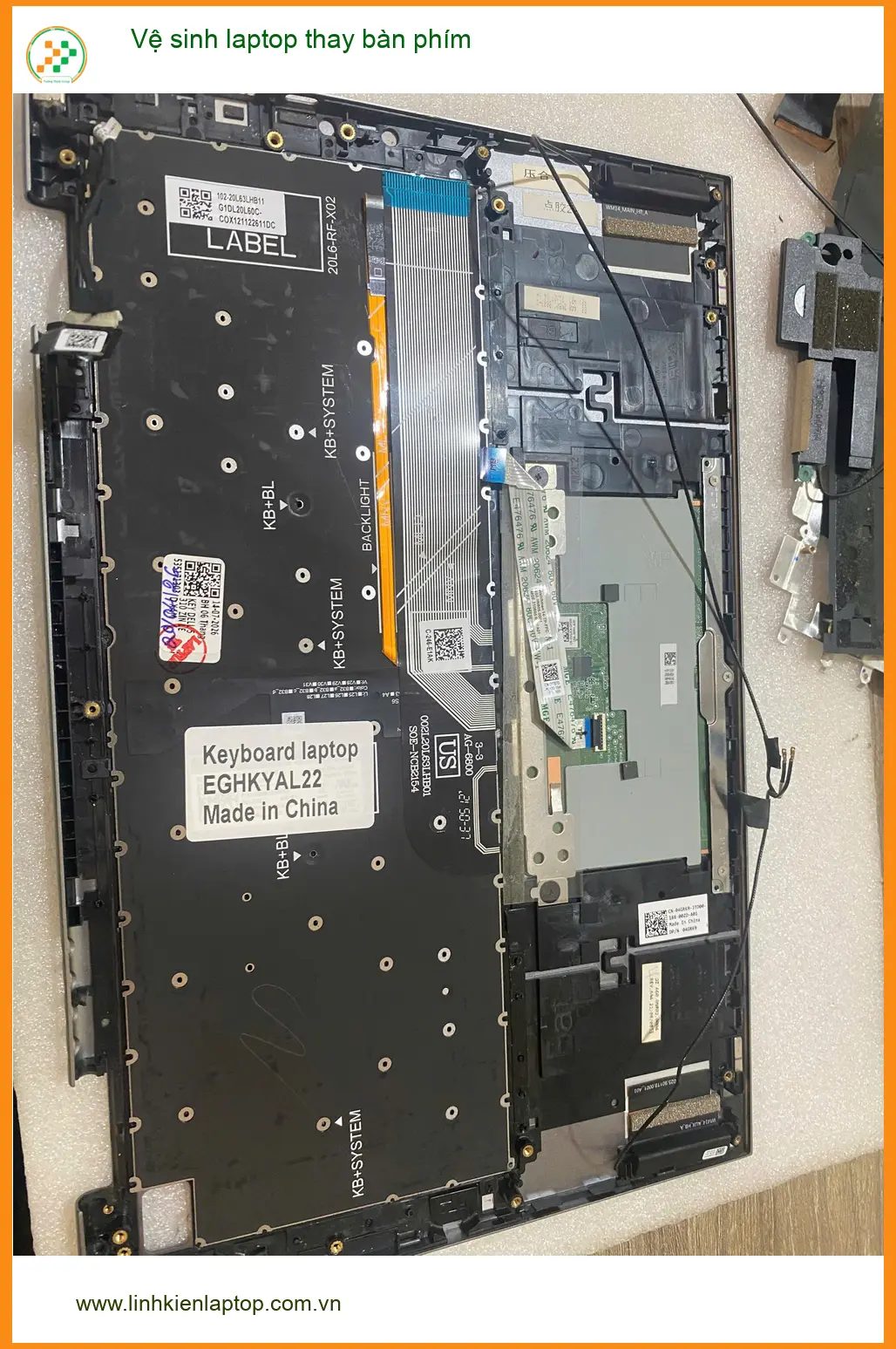 Dịch vụ vệ sinh laptop thay bàn phím Quận 7 - Chị Thảo cần gấp lấy ngay ảnh thực tế 1