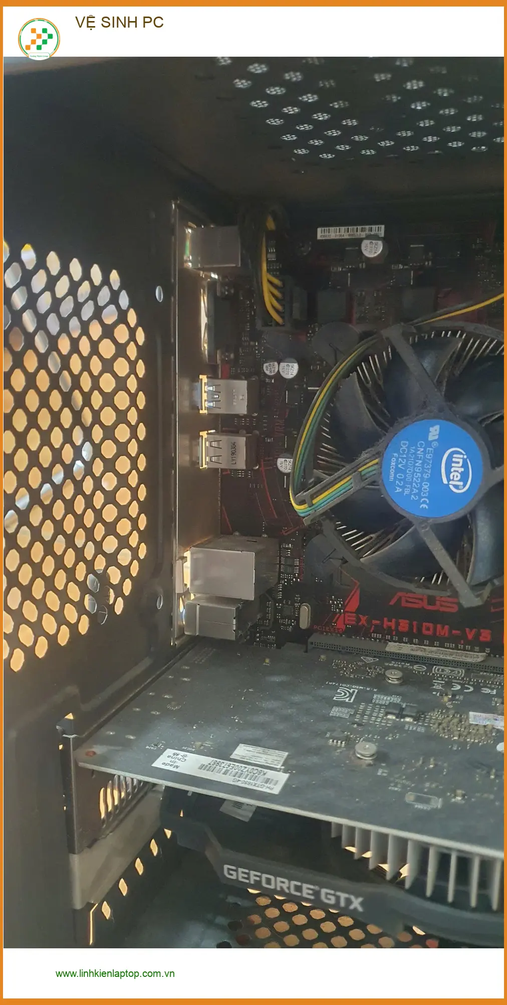 Anh Khoa thiết kế đồ họa review nơi vệ sinh PC uy tín ở Quận Gò Vấp ảnh thực tế 1